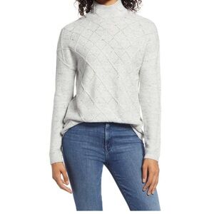 Caslon Gray Turtleneck Sweater